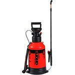 Kwazar 20010006 Orion Super Drucksprühgerät mit Tragegurt 6,0 L, für den Garten, Pflanzenschutzmittel, Pestizide, Chemikalienresistent, rot, 22 x 22 x 64 cm