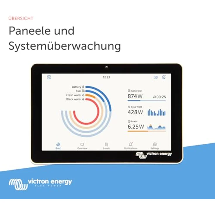 Victron Energy GX Touch 70, 7-Zoll Touchscreen Display für Cerbo GX, wasserdichtes Gehäuse, Multicolor – Bild 2