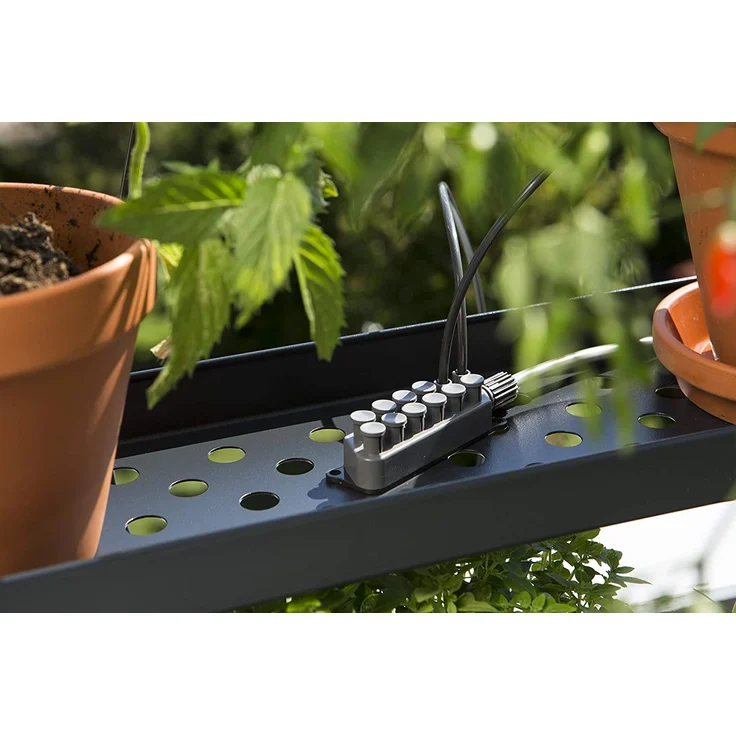 GARDENA city gardening Urlaubsbewässerung: Pflanzenbewässerungs-Set für drinnen und draußen, individuelle Bewässerung von bis zu 36 Pflanzen (1265-20) Netzbetrieb mit eingebautem Zeitschalter – Bild 7
