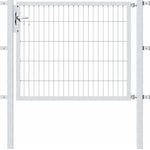 Alberts Einzeltor Flexo mit Zubehör | feuerverzinkt | Breite 125 cm | Höhe 100 cm 
(647124)