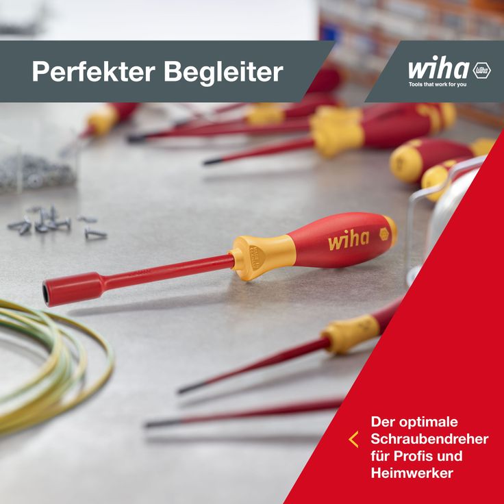 Wiha Steckschlüssel Schraubendreher Set SoftFinish® electric (29466) 5 tlg. I für Außensechskantschrauben I 5,5mm 7mm 8mm 10mm 13mm I für Elektriker – Bild 8