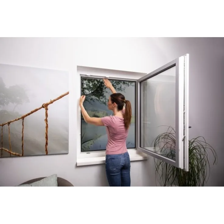 Primaster Fliegengitter 130 x 150 cm - anthrazit