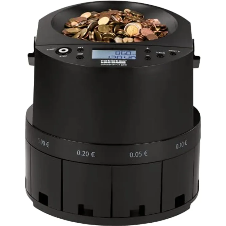 ratiotec coinsorter CS 500 automatische Münzzähl- und sortiermaschine