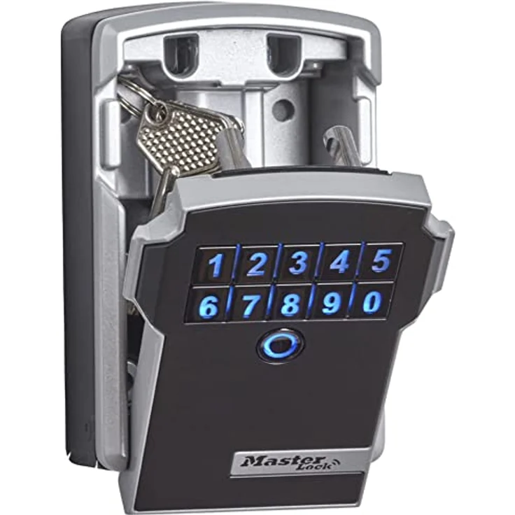 Master Lock 5441EURD, Bluetooth Schlüsseltresor mit 15 Kontakten und App-Steuerung, Schwarz – Bild 1
