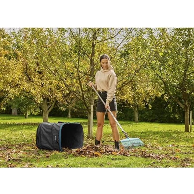 Gardena Gartenabfallsack PopUp Size L: Rechteckiger, nutzerfreundlicher, Faltbarer Abfallsack für den Garten, 220 l Volumen, zum Aufsammeln von Grünabfällen (11716-20) – Bild 2