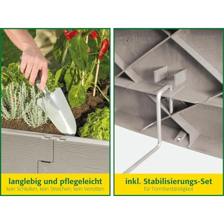 Juwel Hochbeet Timber 20478 Frühbeet Aufsatz Pflanzen Kombi Komplettset - Juwel – Bild 4
