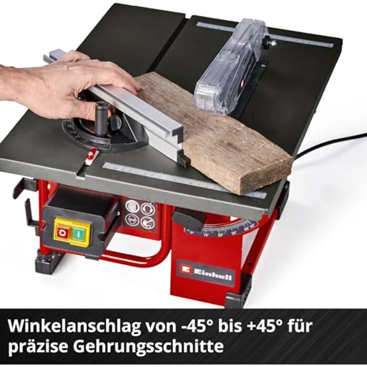Einhell Tischkreissäge TC-TS 8 I, 500 Watt, Sägeblattneigung bis zu 45° – Bild 5