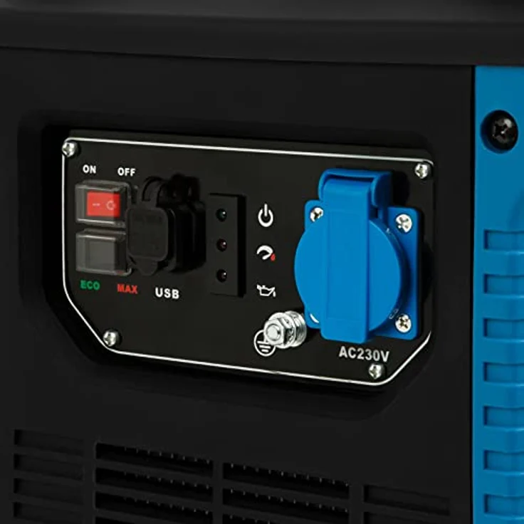 EBERTH GG1-IS1000, 1000 Watt Inverter Stromerzeuger mit 1x 230V Anschluss und 2x USB, leise und kompakt – Bild 2