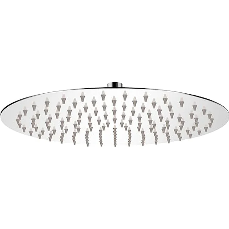 vidaXL Regenduschkopf Regenbrause Edelstahl 30 cm Rund, Anti-Kalk-Düsen, (1-tlg) – Bild 2