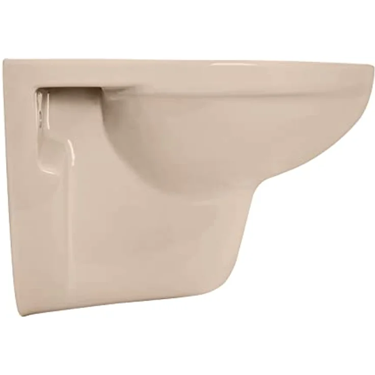 Calmwaters® Spülrandloses Hänge-WC in Beige-Bahamabeige, Wand-WC mit Abgang waagerecht, Tiefspül-WC ohne Spülrand, Tiefspüler wandhängend, Wandtoilette aus Sanitärkeramik in Beige, 08AB6146 – Bild 5