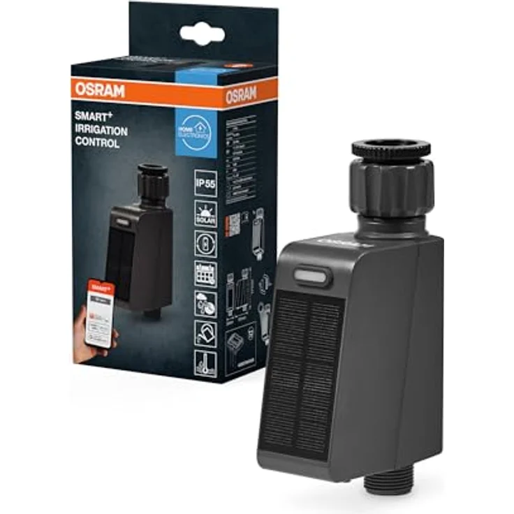 OSRAM SMART+ Irrigation Controller, Smartes Bewässerungssystem mit Wifi, App-Steuerung, Google und Alexa kompatibel, flexibles Bewässerungsmanagement – Bild 1