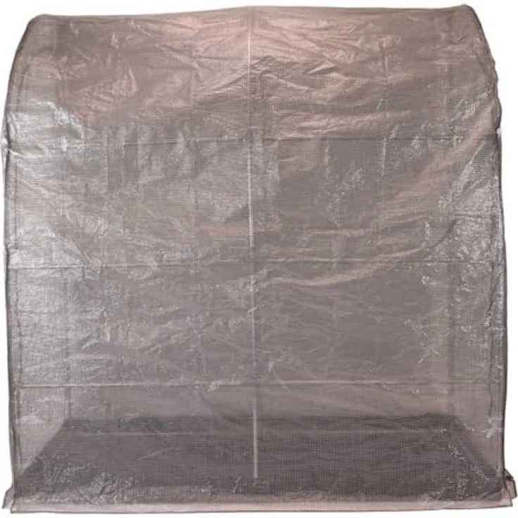 Videx Überwinterungszelt Iceland H:215x80x200 cm, Anlehn-Frost-Schutzhaus für mediterrane Pflanzen, UV-beständige Gitterfolie, PVC Boden, verzinkter Stahlrahmen – Bild 2