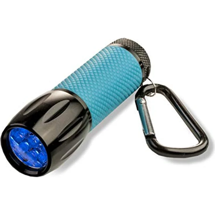 Carson SL-44 UVSight PRO, UV-Taschenlampe mit 9 UV-LEDs, Karabinerhaken, wasserbeständig, Leuchtgriff – Bild 1