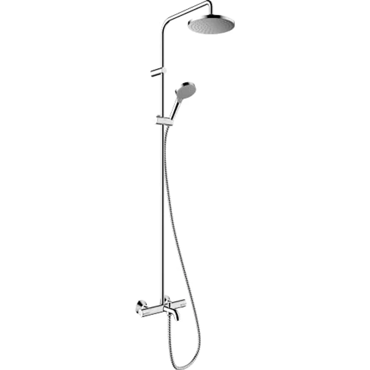 Hansgrohe Duschsystem Vernis Blend, 1 Strahlart(en), EcoSmart, Wannenthermostat, chrom – Bild 1