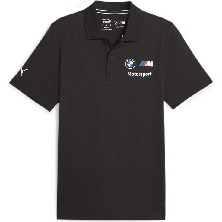 PUMA Poloshirt BMW M Motorsport Poloshirt Herren, innovativer Look, Schwarz