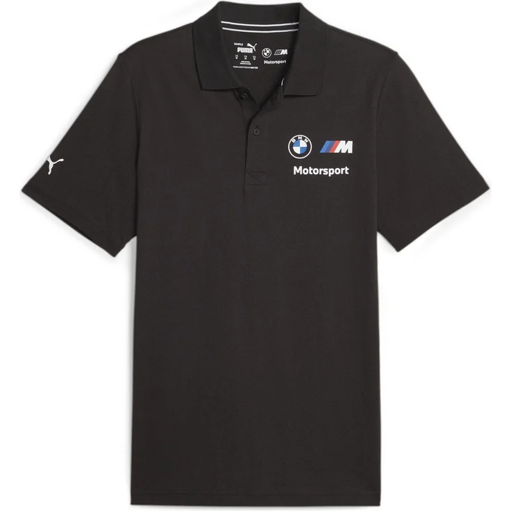 PUMA Poloshirt BMW M Motorsport Poloshirt Herren, innovativer Look, Schwarz – Bild 1