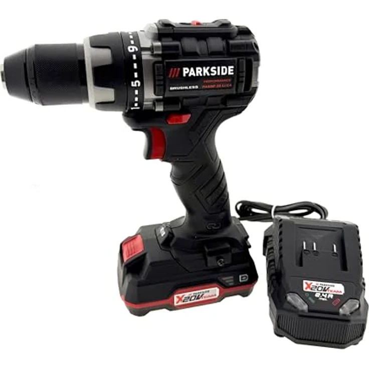 PARKSIDE PERFORMANCE® 20 V Akku-Bohrschrauber »PABSP 20 Li C4«, bürstenloser Motor, 2-Gang-Getriebe, 60 Nm Drehmoment, ohne Akku und Ladegerät – Bild 3