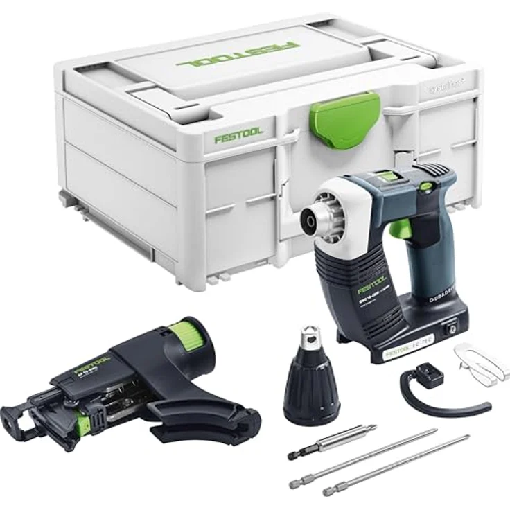 Festool DWC 18-4500 Basic Akku-Bauschrauber 18V Brushless 1/4" 14Nm + Tiefenanschlag + Koffer - ohne Akku - ohne Ladegerät – Bild 2