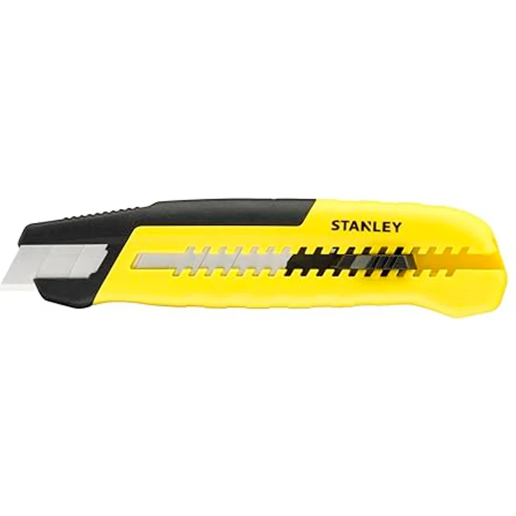 STANLEY Cuttermesser STHT10489-0, 18mm Teppichmesser mit Schieber und Klingenbrecher, ergonomisches Design – Bild 2