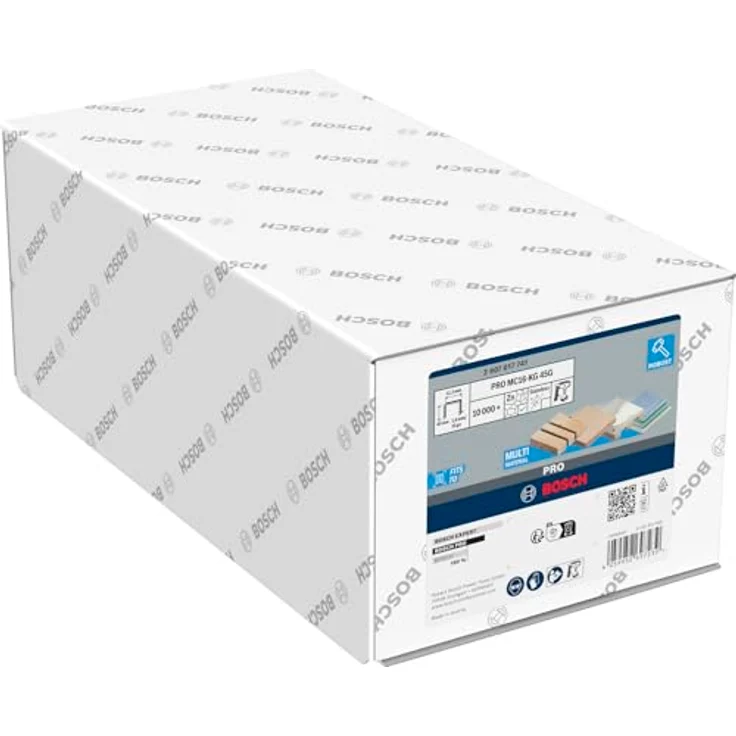 Bosch Accessories 2607017741 Kronenklammer, 10000 Stück, robuste Befestigung für Holz und Trockenbauwände – Bild 2