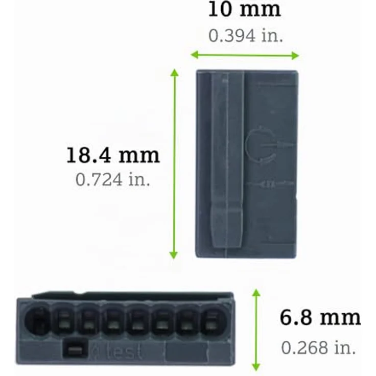 WAGO 243-208 Verbindungsklemme, Push-in Technologie, dunkelgrau, 50 Stück, für eindrähtige Leiter bis Ø 0,8 mm – Bild 3