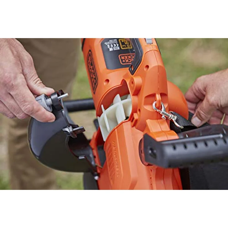 Black und Decker Akku Laubsauger--bläser mit Häcksler BCBLV3625L1 (45l Fangsack, bürstenloser Motor, 210 km-h Luftgeschwindigkeit und hohe Saugleistung 36V, inkl. Akku und Ladegerät) Häckselfunktion – Bild 10