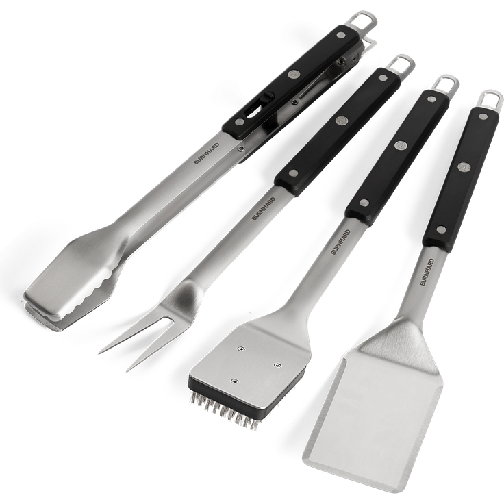 BUrnhard Grillbesteck Edelstahl 4-tlg.