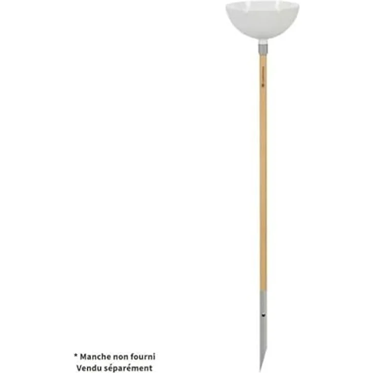 Gardena ClickUp! Pflanzschale: Großes Pflanzgefäß für Frühlings- und Sommerpflanzen, 25 cm, frostsicher, sichere Bodenfixierung, Weiss (11320-20) – Bild 2