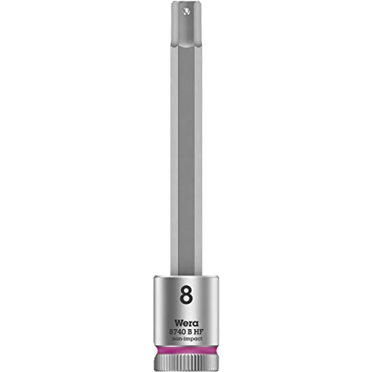 ELC Bit- und Steckschlüsselset Wera 8740 B HF 1, Zyklop Bitnuss-Satz mit 3/8"-Antrieb, inklusive 4 Kreuzschlitz- und 2 Schlitz-Schraubendrehern – Bild 12