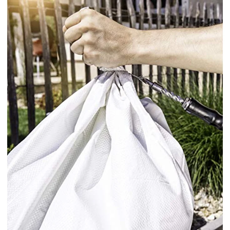 Windhager Schwerlast-Gewebesäcke 60x105cm, 3 Stück, extrem belastbar bis 50 kg, UV-stabilisiert – Bild 3