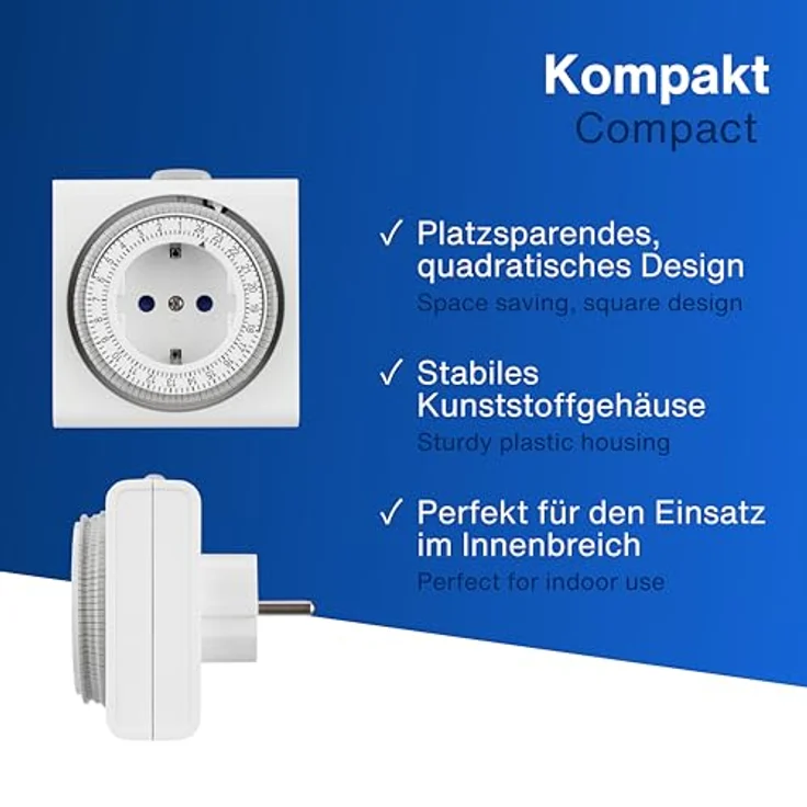 REV Ritter Zeitschaltuhr kompakt mechanisch weiß – Bild 3