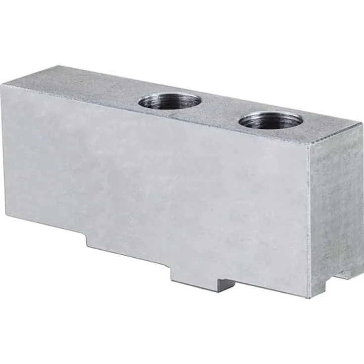 RÖHM 94010 Ungestufte Aufsatzbacken AB Typ 002 DURO-T, 250 mm ungehärtet, 3er Pack für Drehbänke – Bild 1