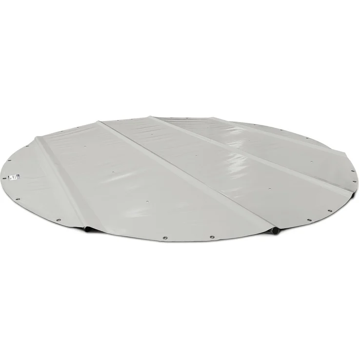 SafeDeluxe Rund-Poolabdeckung, PVC Plane 680 g/m², reißfest, wasserfest, maßgefertigt, 17 Farben wählbar, ohne Stangen