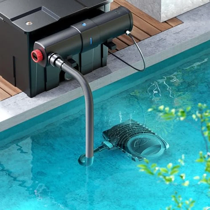 SunSun NEO-10000 SuperECO Teichpumpe, 10.000 l/h, 80 W, energiesparende Filter-, Bachlauf- und Skimmerpumpe für Gartenteiche – Bild 2
