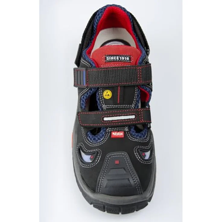 Ejendals JALAS 3820R RESPIRO, Sicherheitssandale S1 SRB, schwarz, Gr. 39, atmungsaktiv, antistatisch, ölbeständige TPU-Sohle – Bild 3