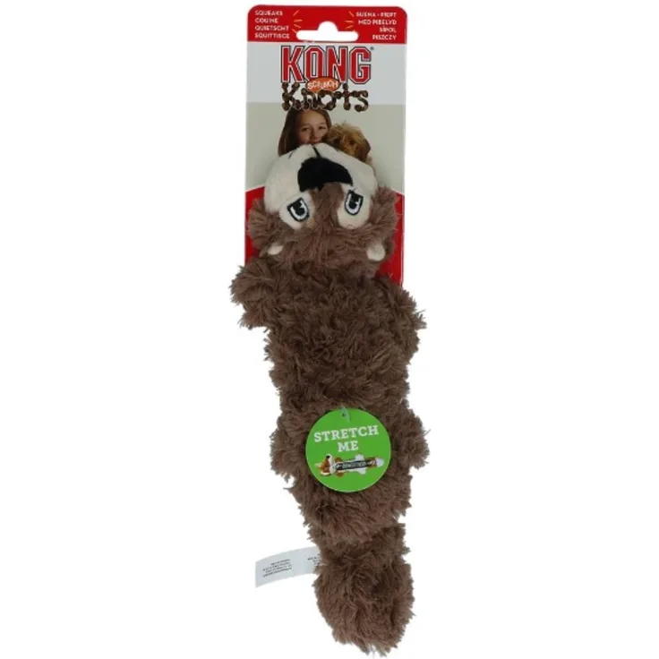 KONG Tierkuscheltier Scrunch Knots Squirrel - Eichhörnchen - Innere Knotentaue