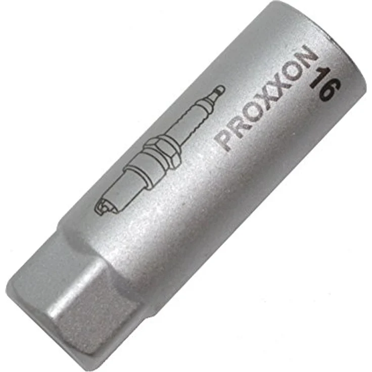 PROXXON INDUSTRIAL Bohrer- und Bitset 23550, 3/8'' Zündkerzen-Steckschlüsseleinsatz mit TPR-Griff, 64 mm lang – Bild 2
