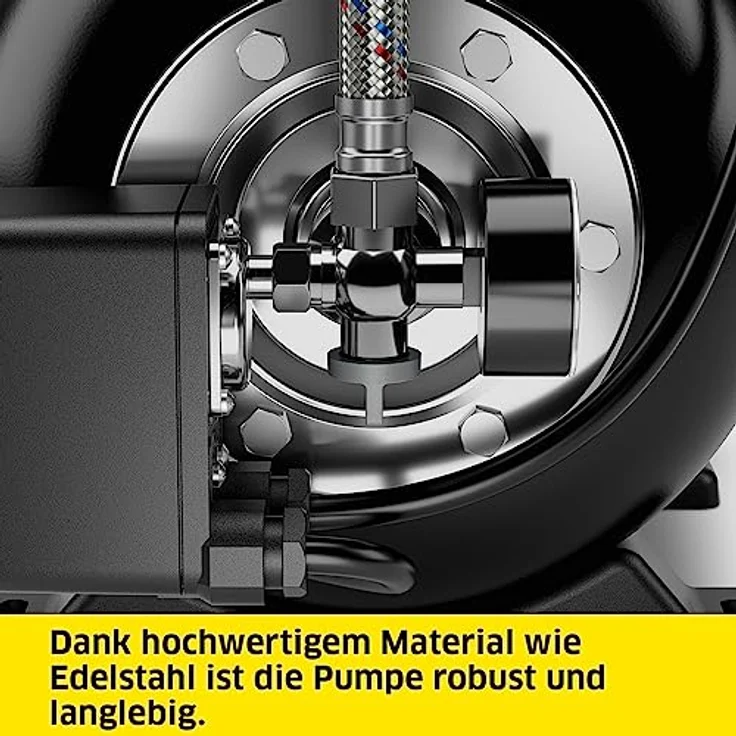 Kärcher BP 3.200 Home Hauswasserwerk, Fördermenge: 3.200 l/h, Förderhöhe: max. 36 m, Ansaughöhe: max. 8 m, Motorleistung: 600 Watt, Druck: max. 3,6 bar – Bild 4