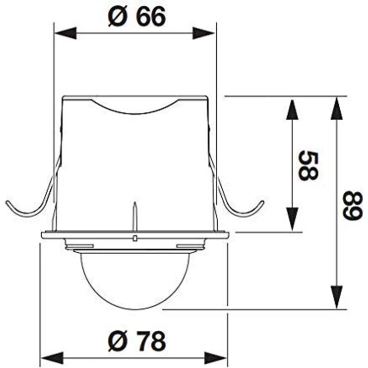 Steinel Bewegungsmelder IS 360-1 DE schwarz, 360° Erfassung, 4m Reichweite, Deckensensor, Innen/Außen, IP54 – Bild 4