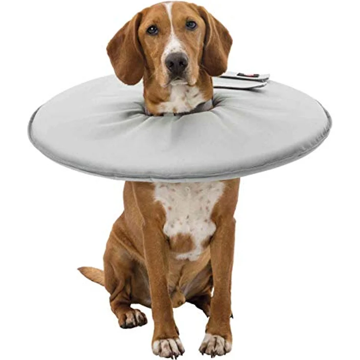 Trixie 19426 Schutzkragen, L–XL: 53–56 cm/27 cm, grau – Bild 2