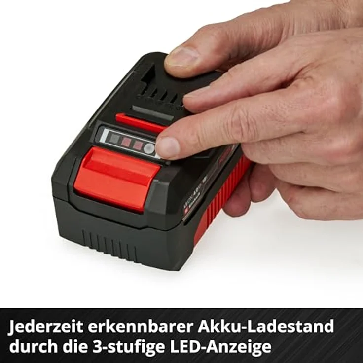 Einhell 18V Ersatzakku + Doppellladegerät Set Power X-Change PXC Starter-Kit 2x Akku 4,0Ah & Twincharger Kit – Bild 6