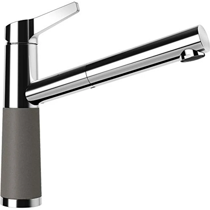 Schock Küchenarmatur SC-510 SB ND Niederdruck, ausziehbar, Rückflussverhinderer, Schwenkbereich 120° – Bild 1