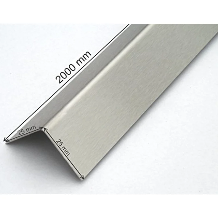 Edelstahl-Winkel 25x25 mm Eckschutz Ecken Schutz Kantenschutz-winkel 2000 x 25 x 25mm V2A – Bild 2