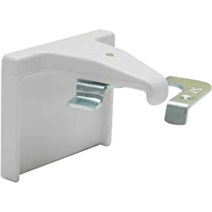 GARDINIA Klebeträger-Set für Jalousien, Klebeplatten zur Montage auf dem Fensterflügel, 2 Stück, Kunststoff/Metall, Weiß - Preisvergleich