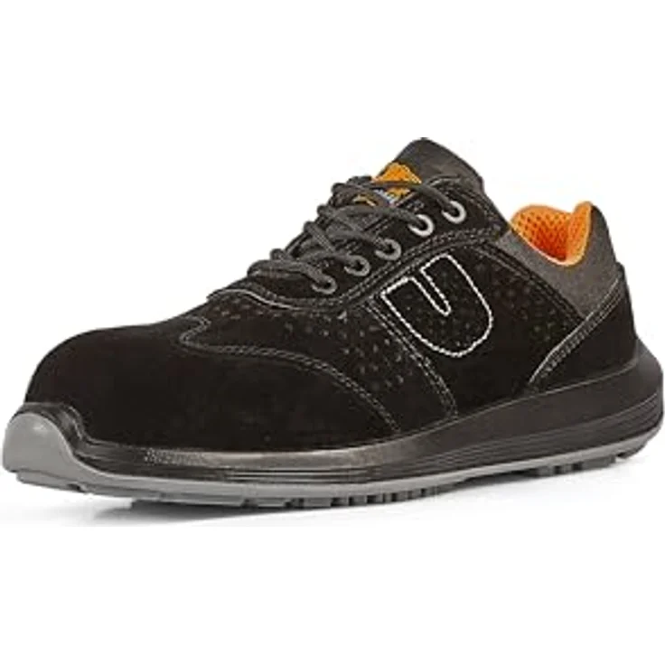 U-POWER Sicherheitshalbschuh SUN S1P SRC, metallfrei, Wildleder-Obermaterial, rutschfeste Sohle, Größe 39 – Bild 1