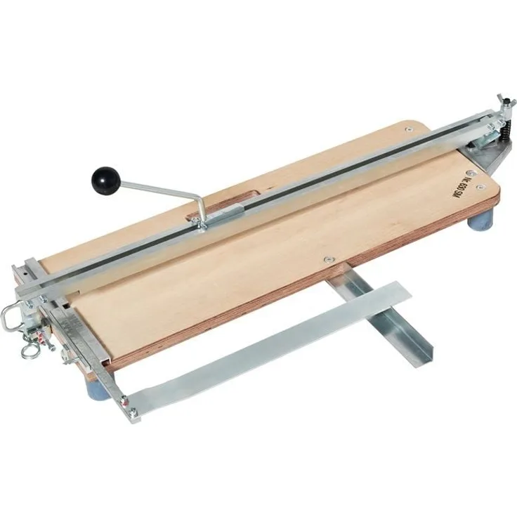 Holtmann GmbH Fliesenschneidmaschine HUFA Profi L1000xD20mm, mit Brechvorrichtung, Multiplex Grundplatte, glanzverzinkte Führungsschiene