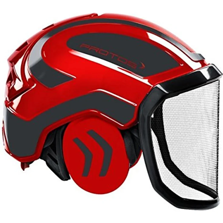 Protos Helm Integral Forest schwarz/gelb, feines Visier – Bild 9