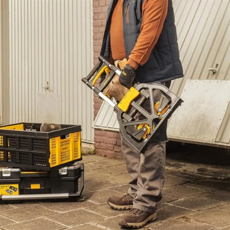 Stanley SXWTD-509, Transportwagen mit 60 kg Tragkraft, faltbar und leicht, 2 kg – Bild 10