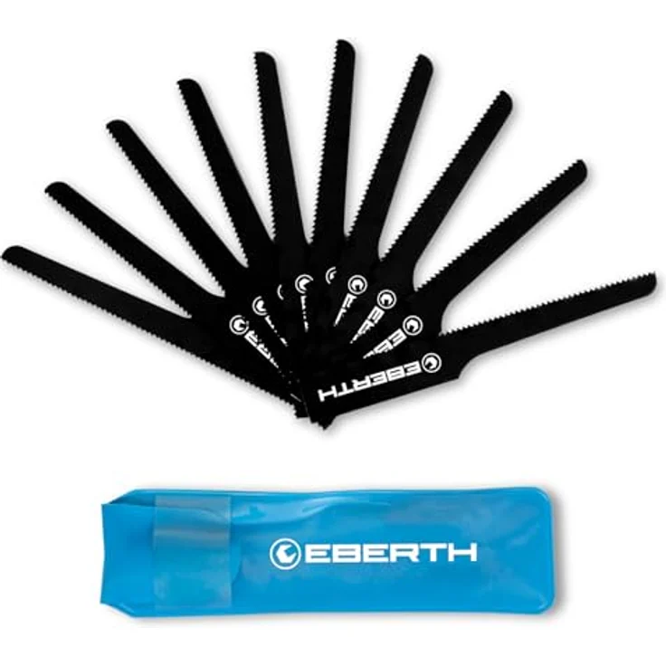 EBERTH 10x Stichsägeblatt T18, Ersatzteil für Karosseriesäge IW8-P38, 95 mm, 18 Zähne pro Zoll, für Stahl, Aluminium, Kunststoff – Bild 2