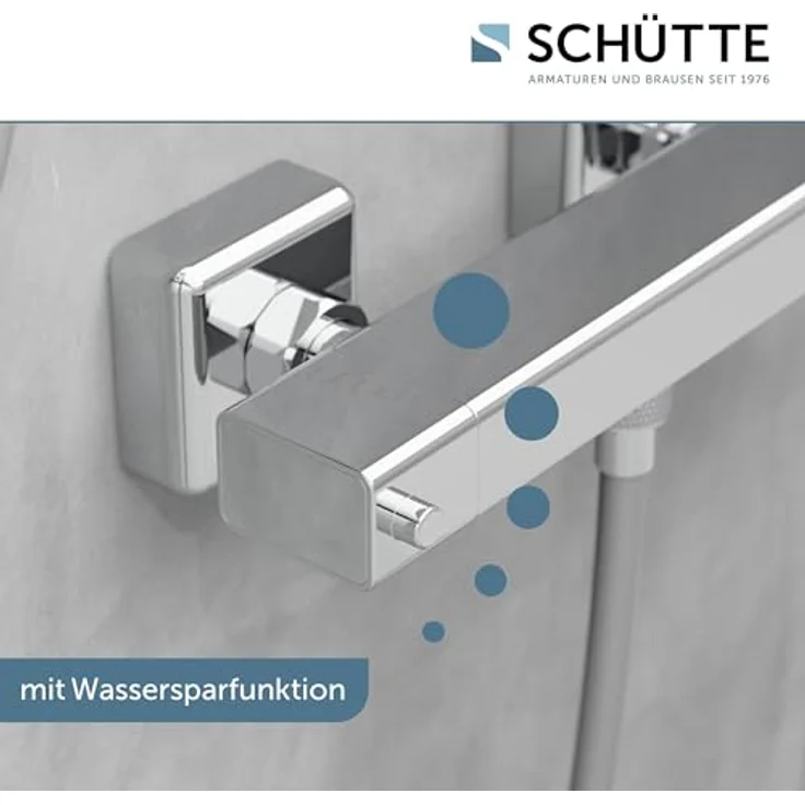 SCHÜTTE SIGNO Thermostat Duscharmatur, Chrom – Bild 4